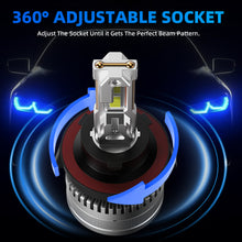 L2 H13/9008 LED Headlight Bulb 160W 6500K 20000LM IP68 Cool White 2Pcs