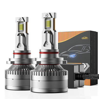 L2 9005/HB3 LED Headlight Bulb 160W 6500K 20000LM IP68 Cool White 2Pcs