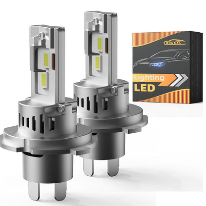 V1 H4/HB2/9003 LED Headlight Bulb 80W 6500K 10000LM IP68 Cool White 2Pcs
