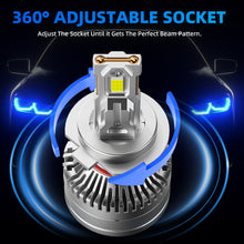 L2 H7 LED Headlight Bulb 160W 6500K 20000LM IP68 Cool White 2Pcs