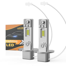 V1 H3 LED Headlight Bulb 80W 6500K 10000LM IP68 Cool White 2Pcs