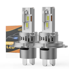V1 H4/HB2/9003 LED Headlight Bulb 80W 6500K 10000LM IP68 Cool White 2Pcs