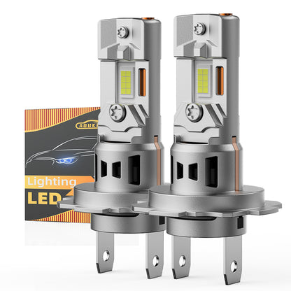 V1 H7 LED Headlight Bulb 80W 6500K 10000LM IP68 Cool White 2Pcs