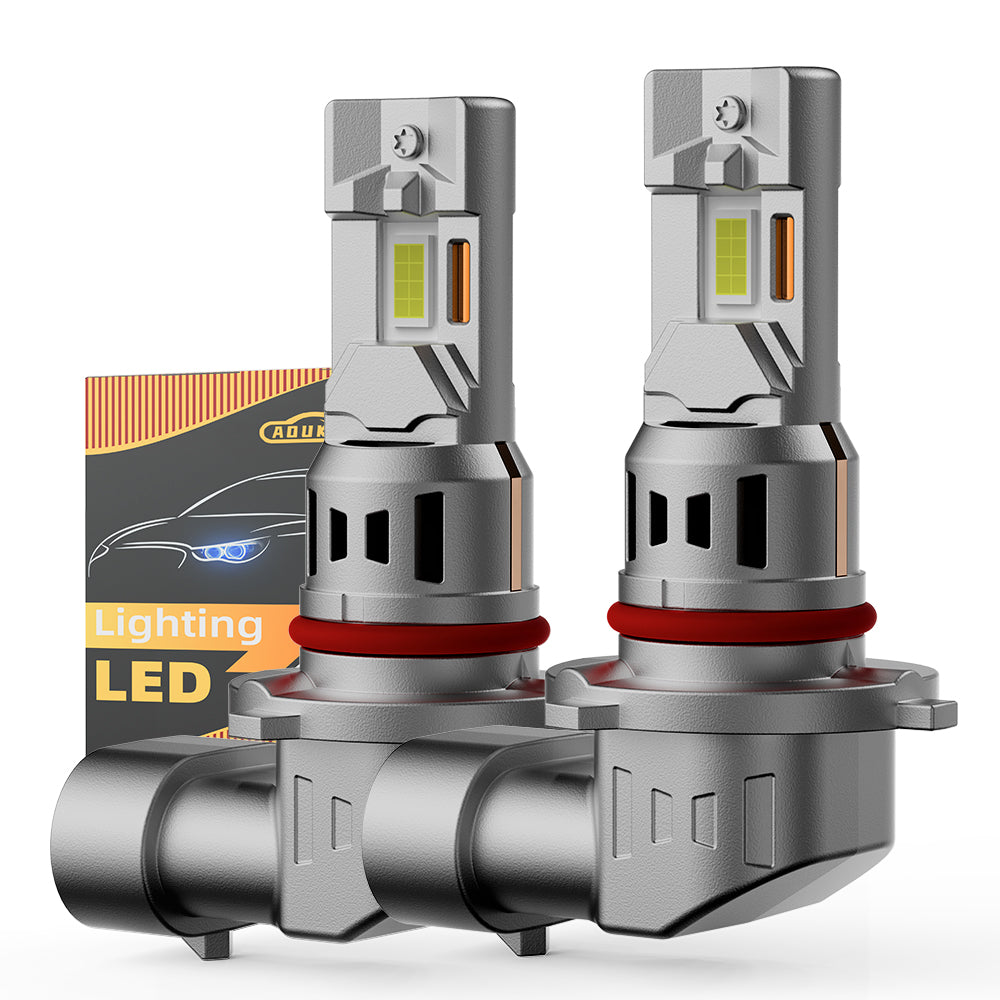 V1 9005/HB3 LED Headlight Bulb 80W 6500K 10000LM IP68 Cool White 2Pcs