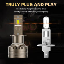 L1 H1 LED Headlight Bulb 120W 6500K 16000LM IP68 Cool White 2Pcs