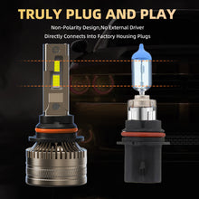 L1 9007/HB5 LED Headlight Bulb 120W 6500K 16000LM IP68 Cool White 2Pcs
