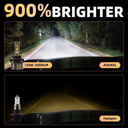 2011-2015 Chevrolet Cruze Headlight LED Bulbs 120W 6500K 16000lm IP68 Cool White 2Pcs